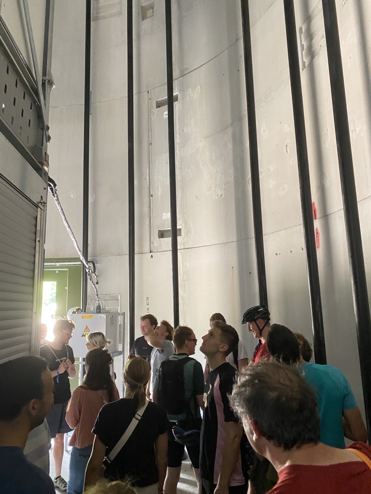 Inside the tower